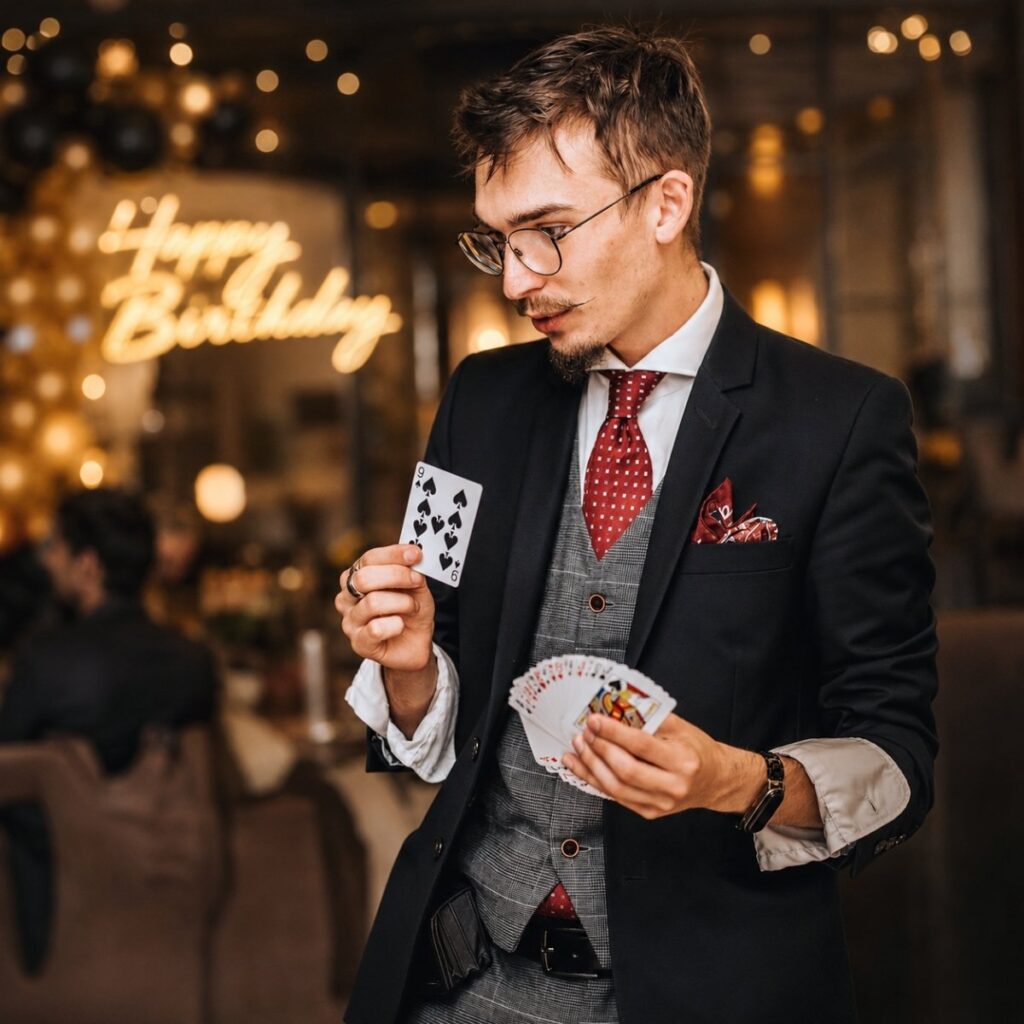 pokaz-magiczny-rafal-alabrudzinski-iluzjonista-imprezy-rodzinne-komunie